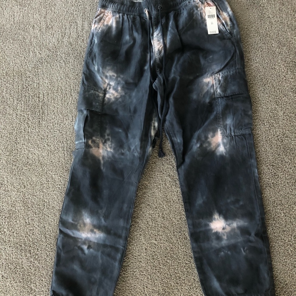 NWT Anthropologie Sanctuary tie dye cargo pants XS